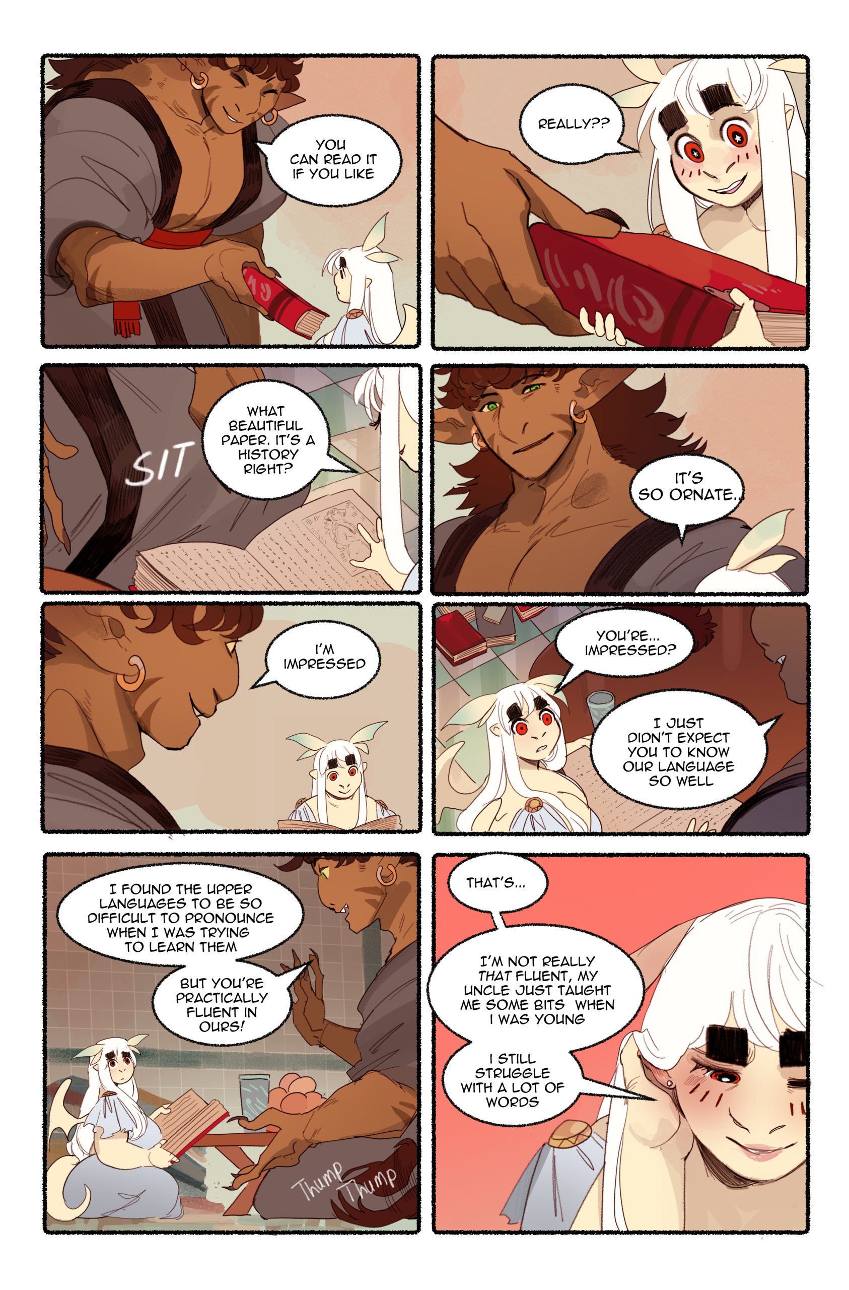 THAT TAIL BE THUMPIN' FOR A SMART GIRL